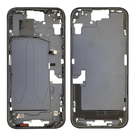 Rear Cover - Back Cover Housing iPhone 15 Plus without Back Glass Black without Battery (Original Dismantled) Grade AB, wholesal