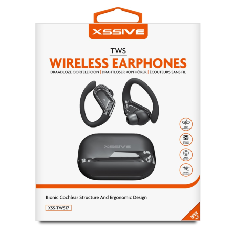 Coupelles Audio, Écouteurs - Écouteurs sans Fil avec réduction de bruit ENC XSSIVE XSS-TWS17 - Noir, prix de gros.