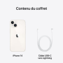 Apple Smartphone - iPhone 14 128 Go Lumière stellaire - Grade B, wholesale price
