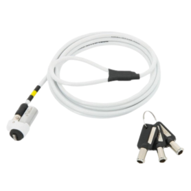 Lock, Security Device - Mobile Rotating Security Lock Key 001329 - Slim - 1.8 m with 2 keys, wholesale price