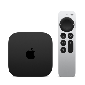 Streaming Device, Media Player - Apple TV 4K 128Go WiFi+Ethernet 3e génération A2843 Noir - Avec boîte et d’accessoires, wholesa