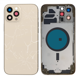 Frame, Chassis - Empty Frame iPhone 12 Pro Max Golden (Original Disassembled) - Broken, wholesale price