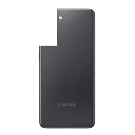 Back Glass, Rear Cover - Samsung Galaxy S21 5G (G991B) Phantom Black Rear Glass without Contour Lens (Original Disassembled) - G