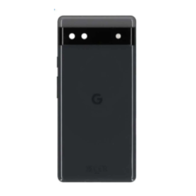 Dos, Vitre arrière - Vitre Arrière Google Pixel 6A Noir (Original Démonté) - Grade A, prix de gros.