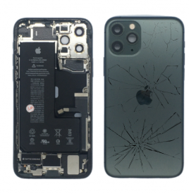 Replacement Parts - iPhone 11 Pro Green Complete Chassis - Charging Connector + Battery (Original Disassembled) - Broken, wholes