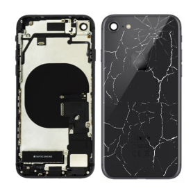 Replacement Parts - iPhone 8 Black Complete Chassis - Charging Connector without Battery (Original Disassembled) - Broken, whole