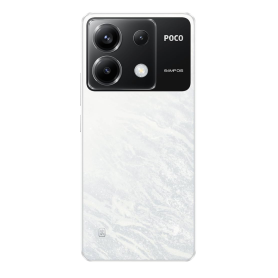 Back Glass, Rear Cover - Xiaomi Poco X6 White Rear Glass (Original Disassembled) - Grade A, wholesale price