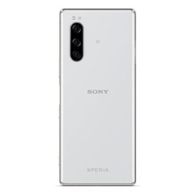 Dos, Couvercle, Panneau - Vitre arrière Sony Xperia 5 II Argent (Original Démonté) - Grade A, prix de gros.