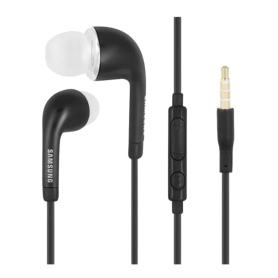 Écouteurs, Oreillettes - Écouteurs Main Libre Jack 3.5mm Intra-Auriculaires Stéréo HF Samsung EHS64AVFBE - Noir (Vrac), prix de 