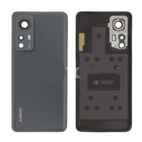 Dos, Coque arrière - Vitre arrière Xiaomi 12X Noir (Original Démonté) - Grade A, prix de gros.