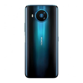 Dos, Coque - Vitre Arrière Nokia 8.3 Noir Sans Contour Lantille (Original Démonté) - Grade A, prix de gros.