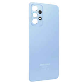 Dos, Vitre arrière - Vitre Arrière Samsung Galaxy A23 5G A236 Sans Contour lentille Bleu (Original Démonté) - Grade A, prix de g