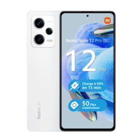 Smartphone, Téléphone - Xiaomi Redmi Note 12 Pro 256 Go Blanc - Grade A avec Boîte et Accessoires, prix de gros.