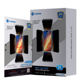 Film Hydrogel Anti-espionnage 360° Niveau Nano SUNSHINE SS-075AS - 25Pcs Protéger Écran, Pellicule Télephone - Film Hydrogel Anti-espionnage 360° Niveau Nano SUNSHINE SS-075AS - 25Pcs, prix de gros.