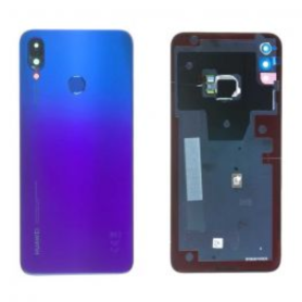Dos, Façade - Vitre Arrière Huawei Nova 3 Violet (Original Démonté) - Grade A, prix de gros.