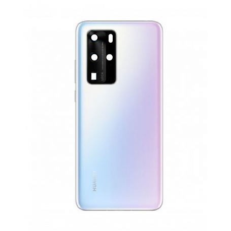 Vitre arrière HUAWEI P40 Pro Blanc Avec Adhesif