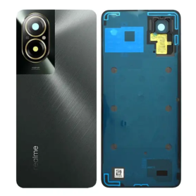 Dos, Panneau Arrière, Couverture - Vitre arrière Realme C67 4G Noir (Original Démonté) - Grade A, prix de gros.