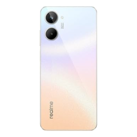 Back Glass, Rear Cover - Realme 10 AMOLED FHD White Back Glass Frameless Lens (Original Disassembled) - Grade A, wholesale price