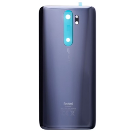 Dos, Coque - Vitre arrière Xiaomi Redmi Note 8 Noir Sans Contour Lantille (Original Démonté) - Grade A, prix de gros.