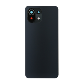 Back Glass - Rear Window Xiaomi Mi 11 Lite 5G Black (Original Disassembled) - Grade A, wholesale price
