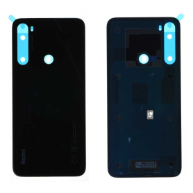 Rear Cover - Xiaomi Redmi Note 8 Black Rear Glass Without Lens Frame (Original Disassembled) - Grade A, wholesale price