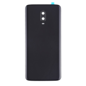 Dos, Coque arrière, Couvercle - Vitre arrière OnePlus 6T Noir (Original Démonté) - Grade A, prix de gros.