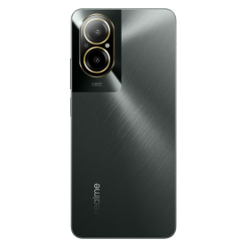 Back Glass, Rear Cover - Rear Window Realme C67 4G Black (Original Disassembled) - Grade A, wholesale price