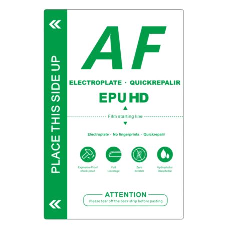 Screen Protector - AF Electroplate EPU Protection Film 0.18mm Green Series G28 - 5 Pcs, wholesale price