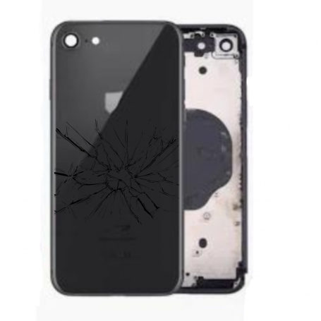 Rear Cover, Chassis - Empty Chassis iPhone 8 Black (Original Disassembled) - Broken, wholesale price