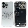 Mobile Parts - iPhone 14 Pro Max White Full Frame - Charging Connector Without Battery (Original Disassembled) - Broken, wholesa