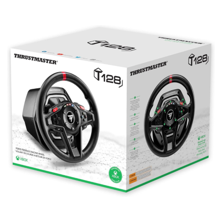 Volant Thrustmaster T128 + Pédalier - Compatible PS4/PS5/PC - Expérience de Conduite Immersive