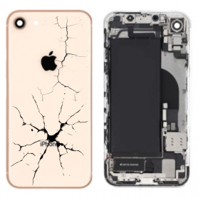 Replacement Parts - iPhone 8 Plus Gold Full Frame - Charging Connector Without Battery (Original Disassembled) - Broken, wholesa