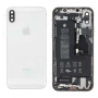 Back Cover Housing Chassis iPhone XS Max White - Charging Connector + Battery (Original Disassembled) Grade AB