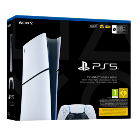 Sony PlayStation 5 Console - PS5 Digital Edition - 825GB SSD - 4K/8K - HDR