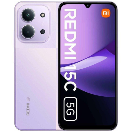 Smartphone, Téléphone - Xiaomi Redmi 15C 4 Go Ram 256 Go Rom NFC Violet - EU - Neuf, prix de gros.