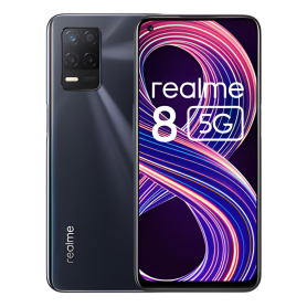Smartphone, Téléphone - Realme 8 5G 128 Go Noir - Grade AB, prix de gros.