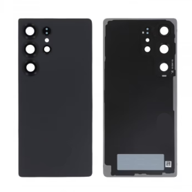 Vitre arrière, Dos - Vitre Arrière Galaxy S25 Ultra Titane Noir de Jais (S938B) (Sans logo), prix de gros