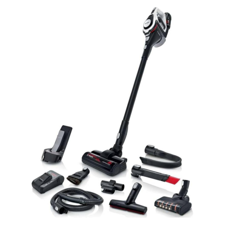 Cordless Vacuum, Stick Cleaner - Bosch Series 8 Unlimited (2nd Generation) Stick Vacuum Cleaner - Black - Used with Box and Acce