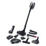 Cordless Vacuum, Stick Cleaner - Bosch Series 8 Unlimited (2nd Generation) Stick Vacuum Cleaner - Black - Used with Box and Acce