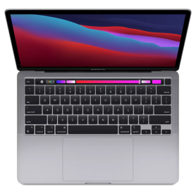 Ordinateur Portable, Laptop - MacBook Pro 13" A2338 8 Go/256 Go SSD - Apple M1 - Gris - AZERTY - Grade A - avec Boîte et Accesso