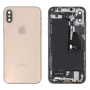 Back Glass - Back Cover Housing iPhone XS Gold - Charging Connector + Without Battery (Original Dismantled) - Grade A, wholesale