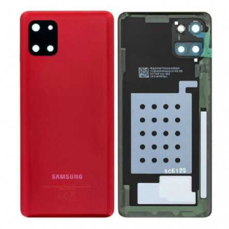 Back Glass, Rear Cover - Samsung Galaxy Note 10 Lite (N770F) Red Rear Glass (Original Disassembled) - Grade A, wholesale price