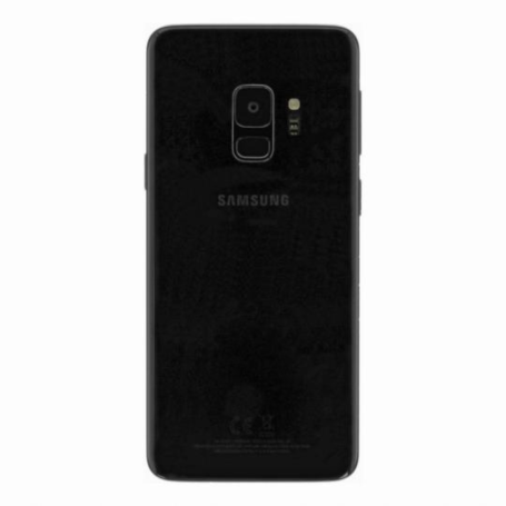 Dos, Coque, Couverture - Vitre Arrière Samsung Galaxy S9 Duos (G960FD) Noir (Original Démonté) - Grade A, prix de gros.
