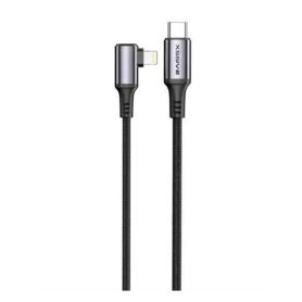 Charging Cable, Sync Cable - Braided Cable 30W USB-C / Lightning 1m XSSIVE XSS-BR1MCL 90°, wholesale price