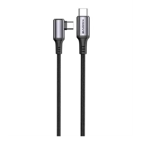 Charging Cable, Data Cable - Braided Cable 60W USB-C / USB-C 1m XSSIVE XSS-BR1MCC 90°, wholesale price