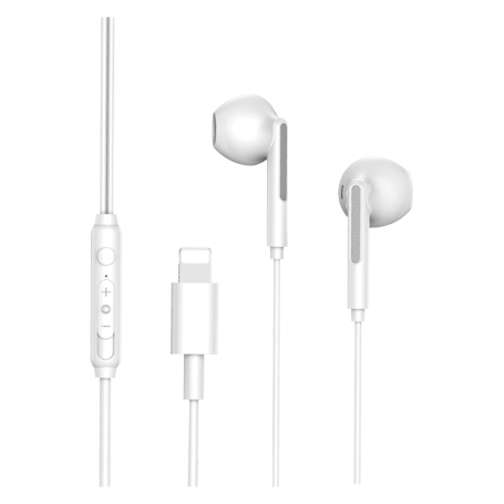 Audio Accessories, Earbuds - Stereo Lightning Earphones XSSIVE XSS-EP13 - White, wholesale price