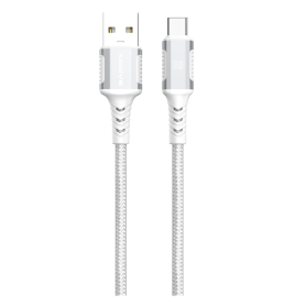 Cable, Charger - USB-A/USB-C 2M 18W Charging Cable XSSIVE XSS-BR-AC-W 1M - White, wholesale price