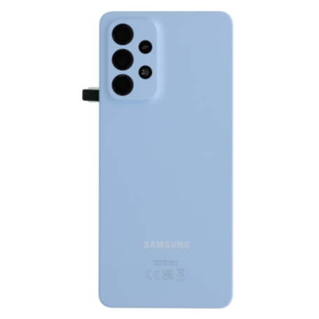 Dos, Vitre arrière - Vitre Arrière Samsung Galaxy A33 5G (A336B) sans Contour Lentille Bleu (Original Démonté) - Grade A, prix d