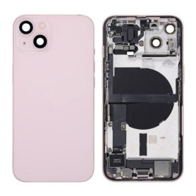 Rear Cover - Back Cover Housing iPhone 13 Rose - Charging Connector + Without Battery (Original Disassembled) Grade B, wholesale