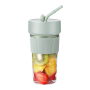 Portable Blender, Juicer - Mini rechargeable multi-functional portable blender with 6 blades and straw, 350ml - Green, wholesale